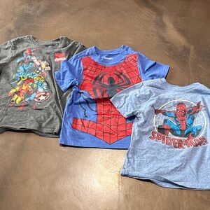 Marvel Superhero Kids T-Shirt Bundle (3)